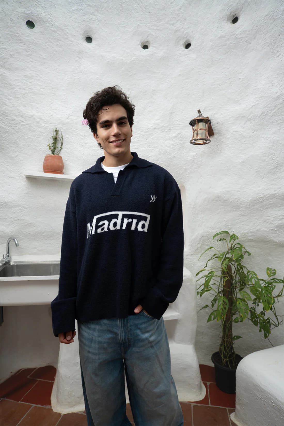 Flat-knit knitwear manufactured by Golfline, Ludhiana